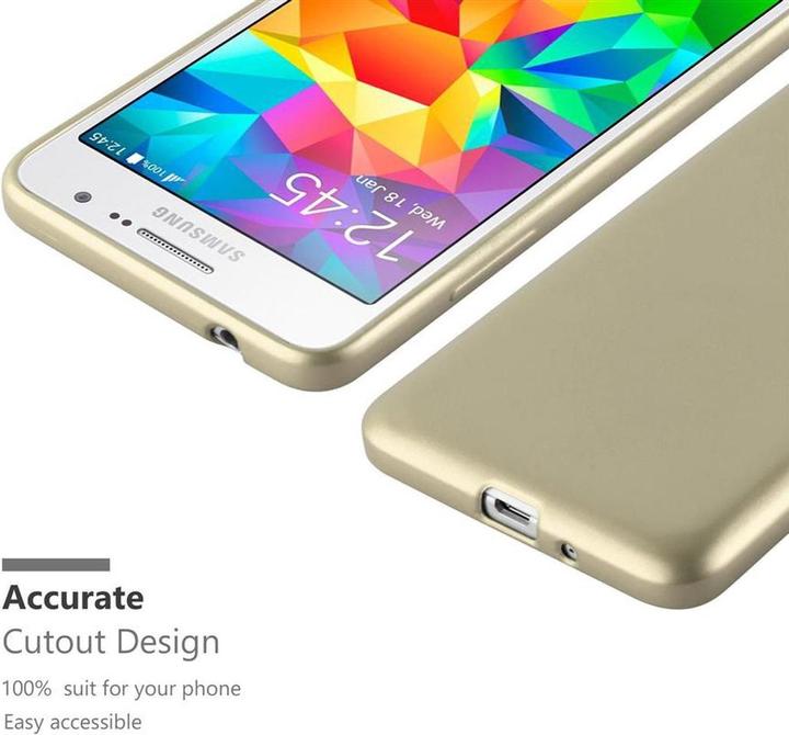 Image du produit Cadorabo Couverture métallique mate TPU (Samsung Galaxy Grand Prime)