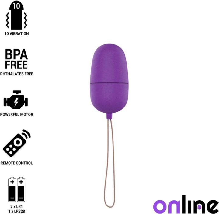 Actual product image Online Vibro egg with remote control, size M