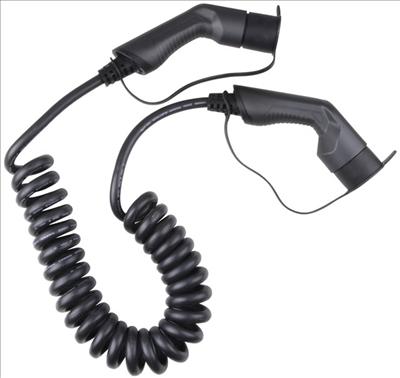 Produktbild EB Troller Ladekabel Elektroauto 5m 3L 11kW 16A Spiral (Typ 2, 11 kW, 16 A, 5 m)