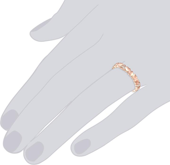 Produktbild Lulu & Jane Herz Sterling Silber Zirkonia roségold - 33248 (58, 925 Silber)