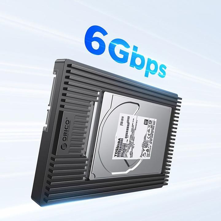 Produktbild Orico Other Computer Accessory D2SS-6G Drive Adapter 2.5" to 3.5" Converter - Black