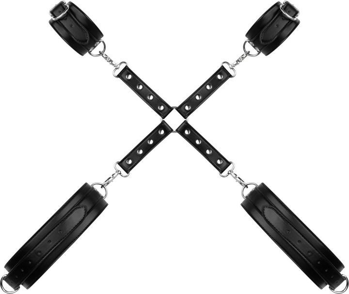 Produktbild Bedroom Fantasies Handschellen und HogtieSet Schwarz
