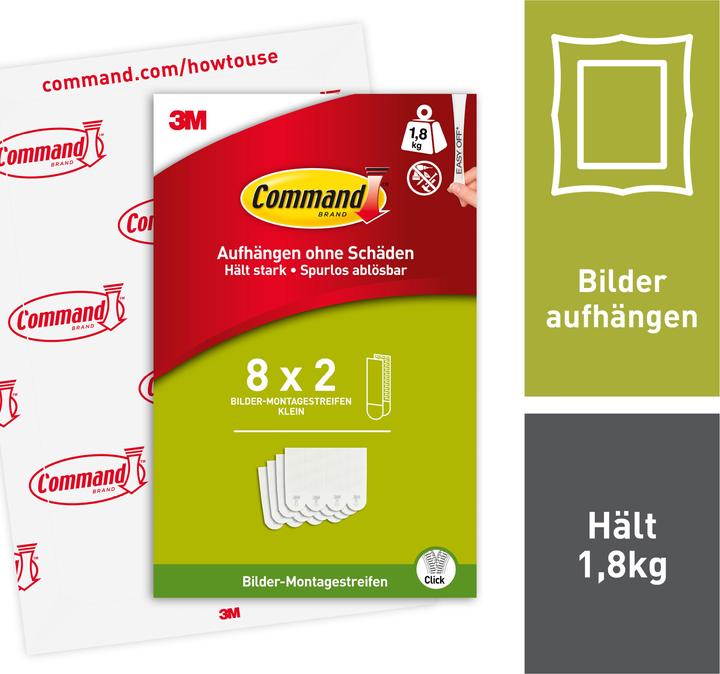 Image du produit Command Languettes Accroches Tableaux S (1.80 kg)