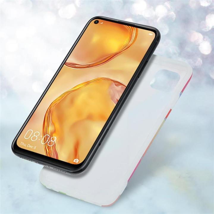 Produktbild Cadorabo IMD TPU Bunter Marmor Cover (Huawei Nova 7i, Huawei Nova 6 SE, Huawei P40 Lite)