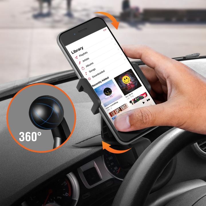 Immagine prodotto LinQ Supporto per smartphone per auto Visiera parasole