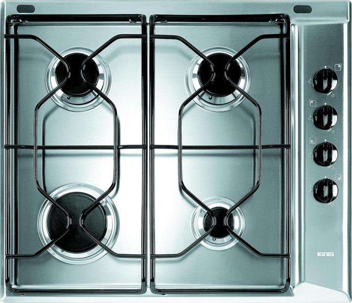 Indesit PAA 642 IX/I WE1 Stainless steel Built-in 58 cm Gas 4 Cooker(s)