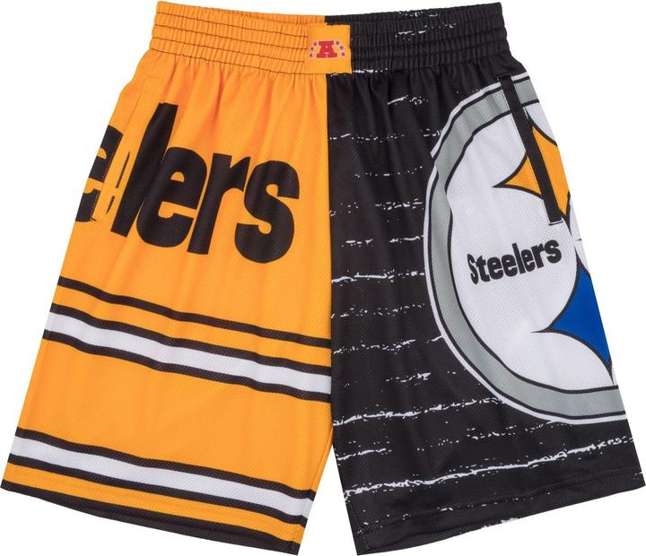 Immagine prodotto Mitchell & Ness Pantaloncini da basket M&N Pittsburgh Steelers JUMBOTRON 3.0 - L (L)