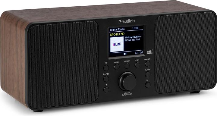 Produktbild Audizio DAB+ Radio Genua Braun, Radio Tuner: FM, DAB+ (FM, DAB+, Bluetooth)