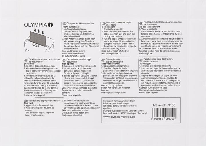 Olympia Ölpapier