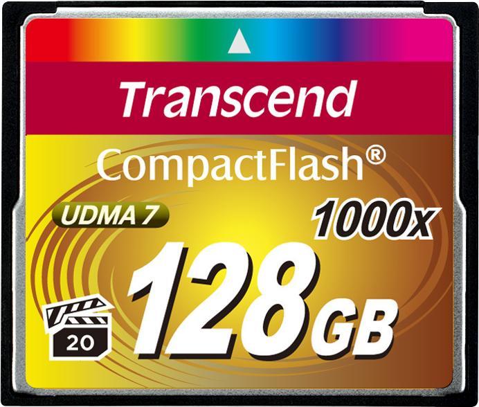 Transcend CompactFlash Premium Card (128 GB, CF)