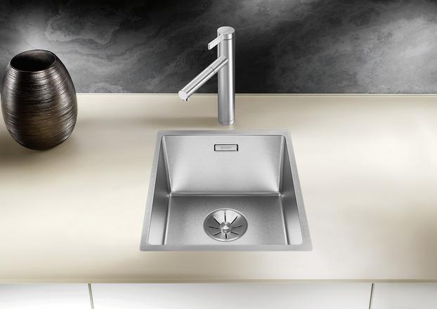 Actual product image Blanco Claron 340-IF Durinox (Fitted sink, 43 cm, 44 cm)