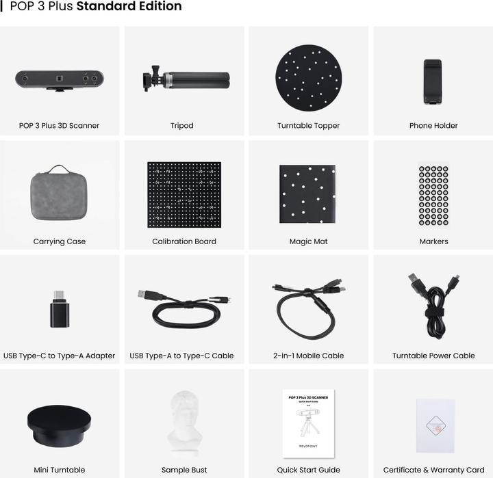 Immagine prodotto Revopoint Scanner 3D POP 3 Plus
