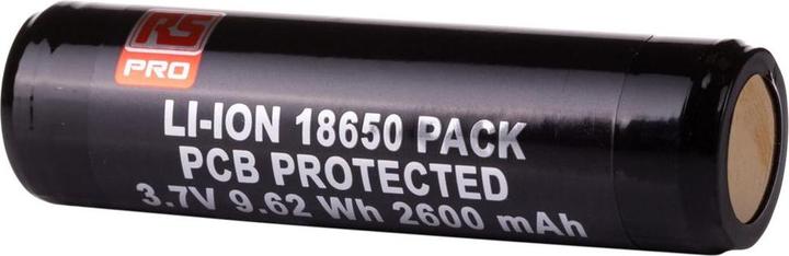 Immagine prodotto Rs Pro Batteria 18650 agli ioni di litio, 3,7V / 2,6Ah, connessione standard (3.70 V, 2600 mAh)