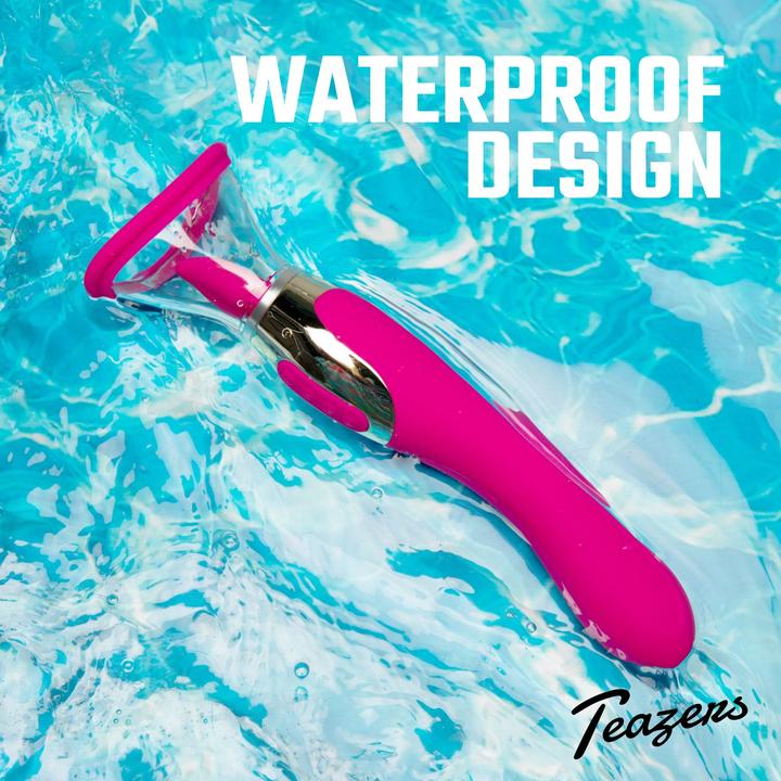 Actual product image Teazers Pleasure Pump mit GPunkt Vibrator Pink