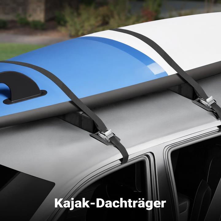 Actual product image Wiltec Roof rack 113x10x8cm Car 75kg Roof rack Luggage rack Canoe Kayak