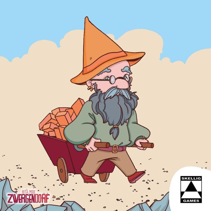 Actual product image Skellig Games Kennerspiel Dwarf Village (German)