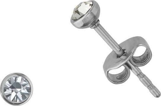 Actual product image Bijouteria Earrings (Stainless steel, Crystal, PVC)