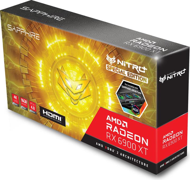 Actual product image Sapphire Nitro+ AMD Radeon RX 6900 XT SE (16 GB)