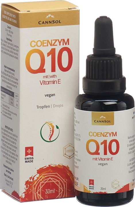 Image du produit Cannsol Coenzym Q10 avec vitamine E soluble dans l'eau biodisponibilité optimale liq (1 pièce(s), Gouttes, 108 g)