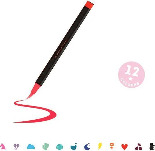 Actual product image Legami Felt-tip brush markers 12 set (Multicoloured, 12 x)