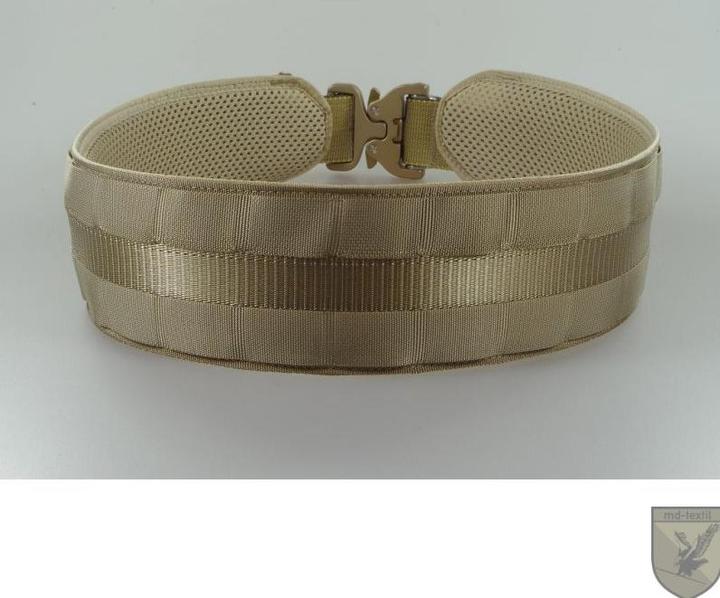 MD Textil Battlebelt leicht Schwarz Grösse 4 (Polsterlänge 90cm)