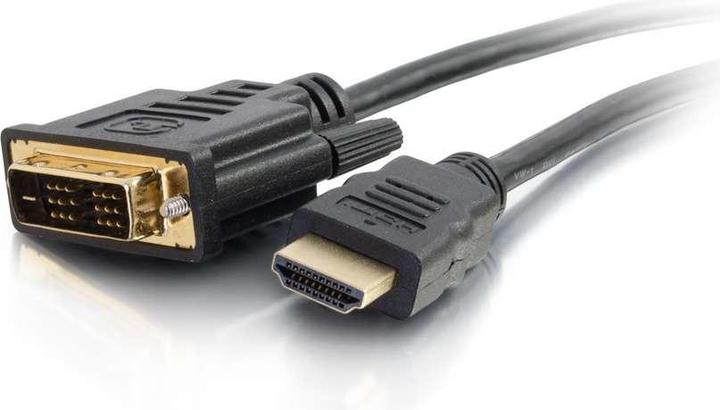 Produktbild C2G 1m (3ft) HDMI to DVI Cable - HDMI to DVI-D Adapter Cable - 1080p - M/M - Adapter cable - DVI-D m (1 m, HDMI)