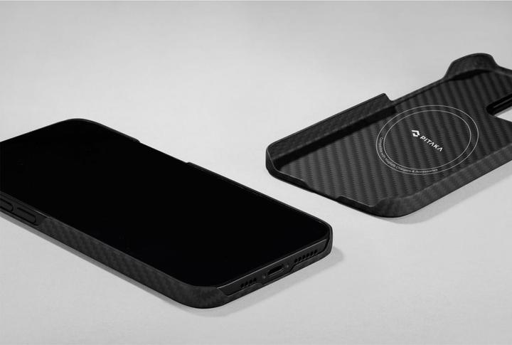 Produktbild Pitaka MagEz Case 3 1500D iPhone 14 Pro Max Black/Grey Twill (Apple iPhone 14 Pro Max)