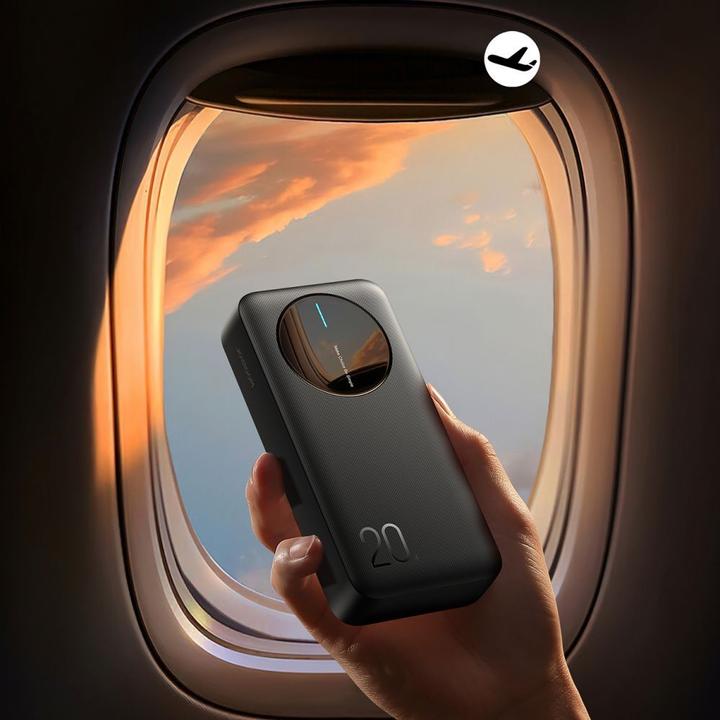 Produktbild Joyroom Powerbank JR-PBF14 20000mAh 2.4A 2x USB-A 1x USB-C - black (20000 mAh, 74 Wh)
