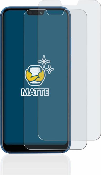Actual product image BROTECT Anti-glare screen protector matt (2 Piece, Huawei P20 Lite)
