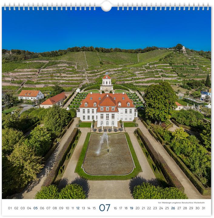 Image du produit Kalender Burgen und Schlsser Sachsen 2026 (30 x 30 cm, Allemand)