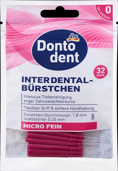 Immagine prodotto dm Dontodent Spazzolini interdentali (32 x, 0.35 mm)