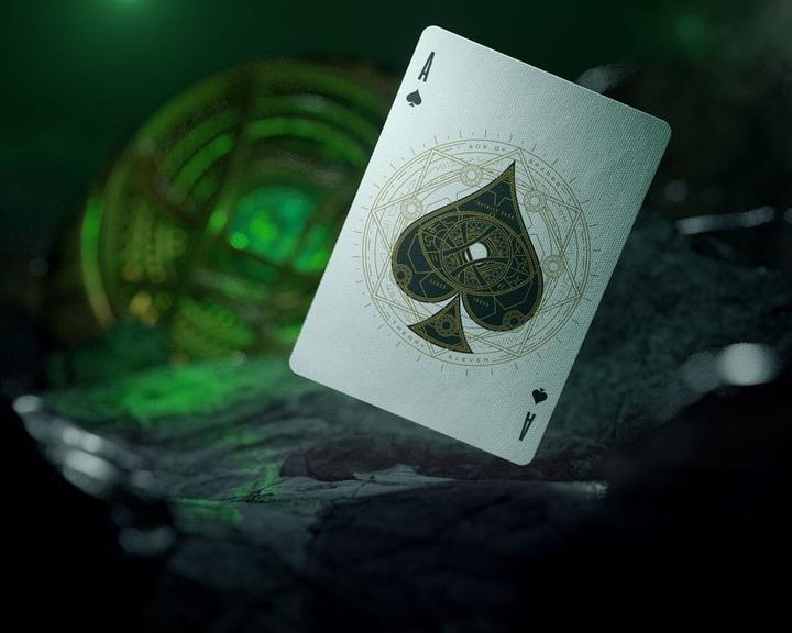 Actual product image Theory11 Avengers - The Infinity Saga Playing Cards Green Version (English)