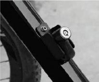 Actual product image Stahlex Brake disc lock incl. bracket