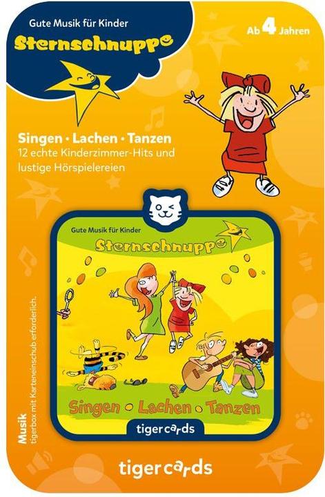 Produktbild Tigermedia Tigercard- Sternschnuppe: Singen, Lachen, Tanzen (Deutsch)