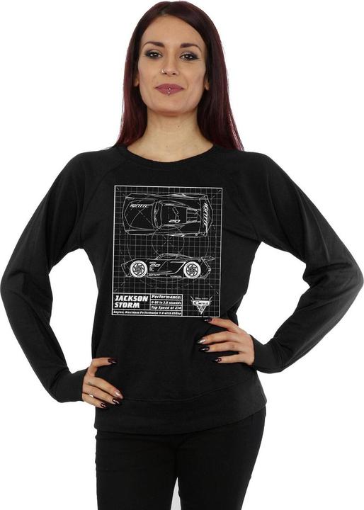 Produktbild Disney Cars Jackson Storm Blueprint Sweatshirt (XXL)