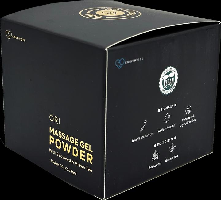 Produktbild Made in Japan «Nuru Massage Gel Powder - ORI Edition» Massagegel-Pulver mit Grünem Tee, 100g (100 ml)
