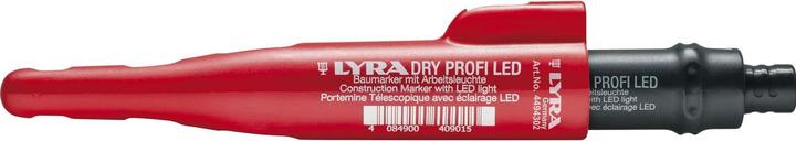 Actual product image Tajima Lyra Dry Profi LED dybhulspen - m.trykfremføring, blyantspidser, incl. 3x1,5V batt. (Graphite, 1 x)