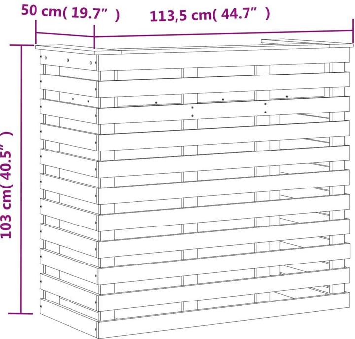 Actual product image VidaXL Garden bar (113.5 x 50 x 103 cm)