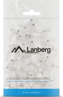 Actual product image Lanberg PLU-5000 Wire connector RJ-45 (U/UTP, CAT5e, 0.10 m)