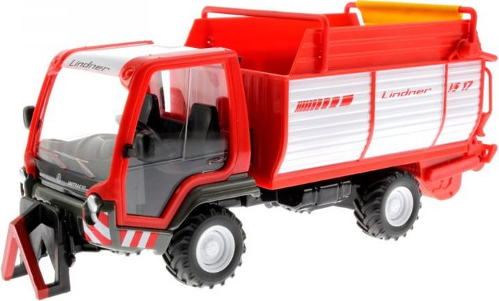Siku Lindner Unitrac mit Ladewagen