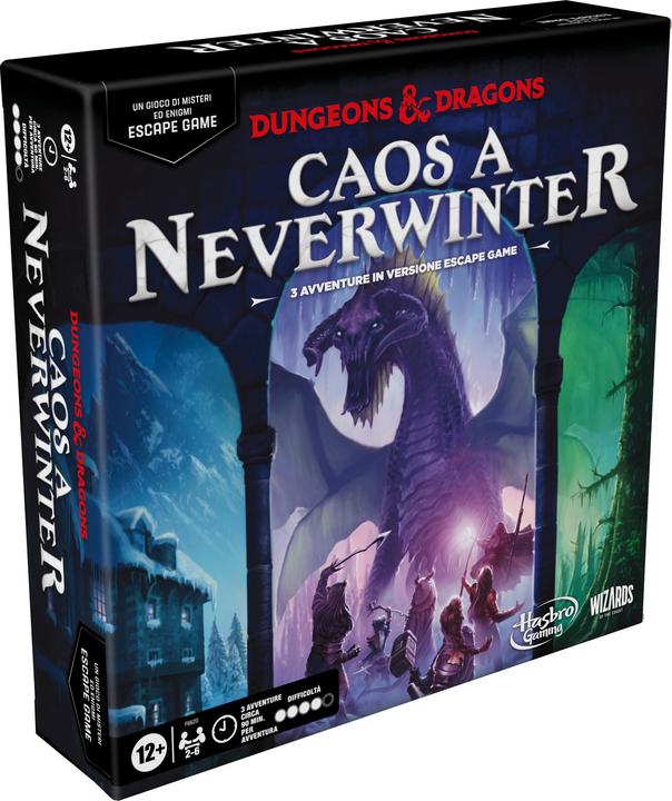 Immagine prodotto Hasbro Gaming Dungeons & Dragons: Caos a Neverwinter, un gioco di misteri ed enigmi in versione Escape Game, gioco