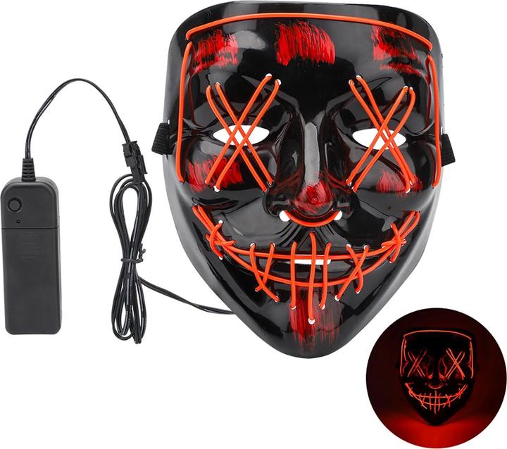 Actual product image NoName LED Horror Mask Red