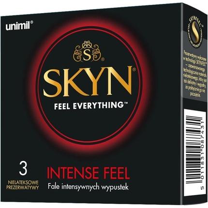 Unimil Skyn Feel Everything Intense Feel Non-Latex Condoms 3Pcs (3 pcs.)