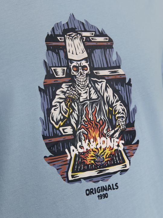 Actual product image Jack & Jones Jorseven Skull Tee Ss Crew Neck Sn (M)