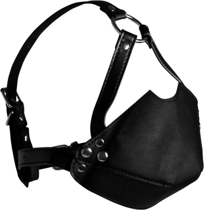 Actual product image Ouch! Head Harness with Mouth Cover and Breath Ball Gag