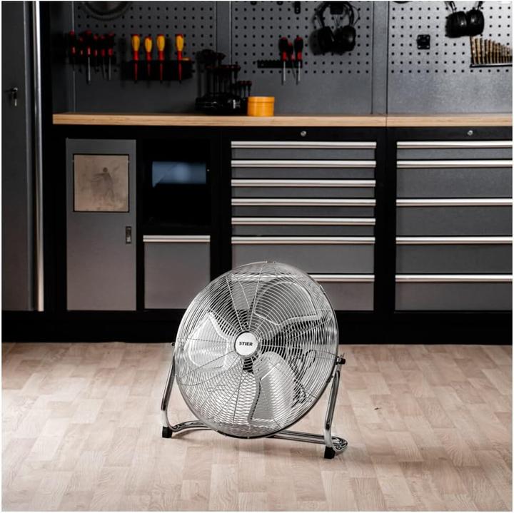 Actual product image Stier Floor fan, 145 W / Ø 50 cm (69 dB)