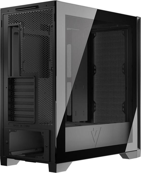 Actual product image Modecom Computer case VOLCANO EXPANSE S MIDI Black (Mini-ITX, mATX)