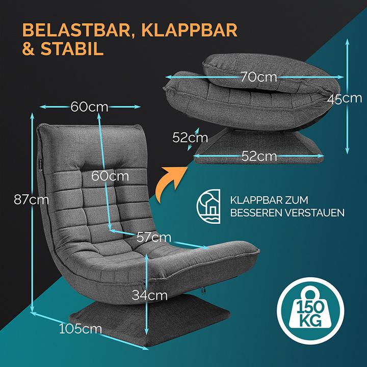 Produktbild Casaria Bodenstuhl