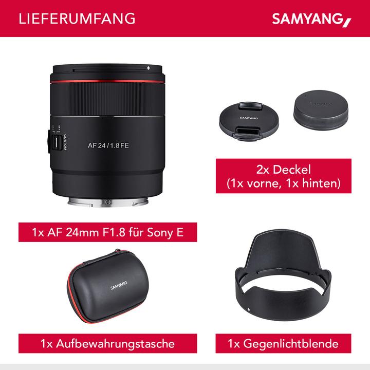 Actual product image Samyang AF 24 f/1.8 FE, Sony E (Sony E, full size)