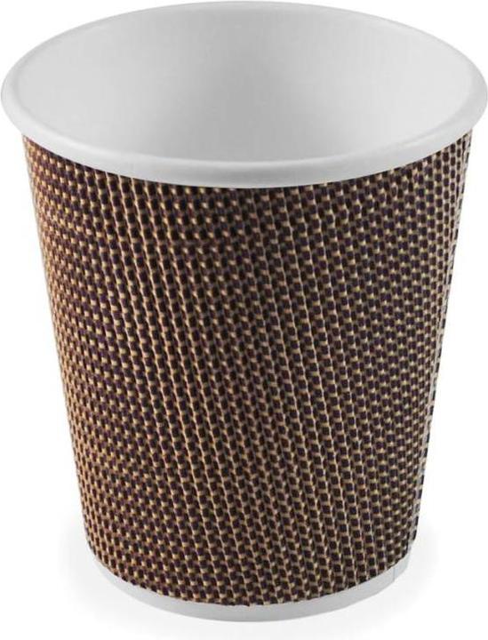 Immagine prodotto Wimex.eu Bicchiere di carta PREMIUM Ripple Wall 80mm 280ml M: 0,2L,8oz - 25 pezzi (25 x)